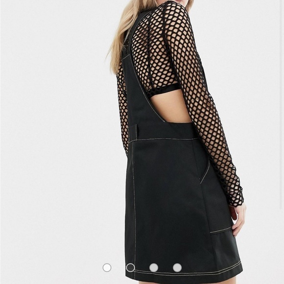 The Ragged Priest Mini Dress Contrast Stitching Small Black K2 - Picture 3 of 9